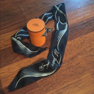 Hermès Silk Twilly Scarf 24 Faubourg